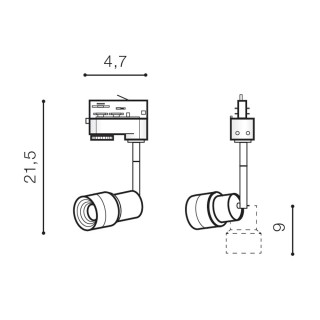 Трековый светильник Azzardo Lumi Track 3 AZ4557-foto5