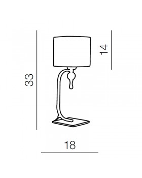 Настольная лампа Azzardo Impress table AZ1107-foto2