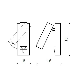 Настенный светильник Azzardo Angus AZ2446-foto2