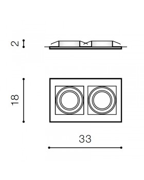 Встраиваемый светильник Azzardo Verdi AZ3529-foto2