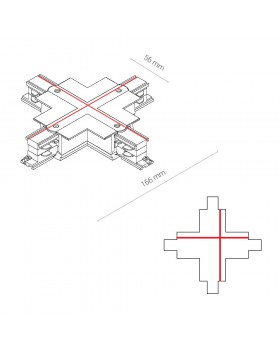 Коннектор X-образный Nowodvorski Ctls Power 8680