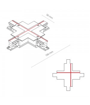 Коннектор X-образный Nowodvorski Ctls Power 8680