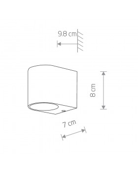 Уличный настенный светильник Nowodvorski Nico 9518-foto2
