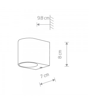 Уличный настенный светильник Nowodvorski Nico 9518-foto2