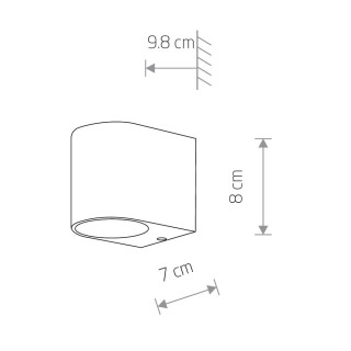 Уличный настенный светильник Nowodvorski Nico 9518-foto2