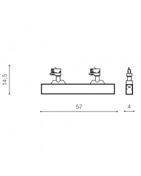 Трековый светильник Azzardo Linnea 57 Track 3 AZ4565-foto2