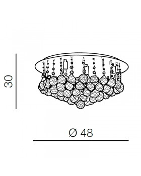 Потолочная люстра Azzardo Bolla 48 AZ1287-foto2