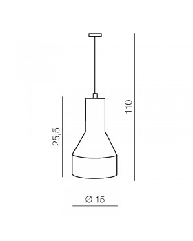 Подвесной светильник Azzardo Karina 1 AZ1044-foto2