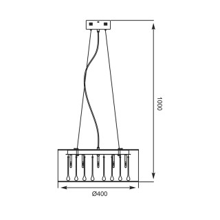 Подвесная люстра  Zumaline ARTEMIDA RLD92193-5-foto3