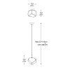 Подвесной светильник Zumaline ROCK P0488-01F-F4FZ