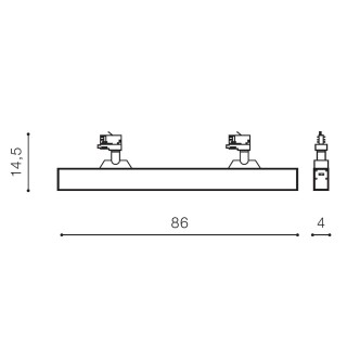 Трековый светильник Azzardo Linnea 86 Track 3 AZ4567-foto2