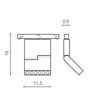Трековый светильник Azzardo Aldo Track Magnetic AZ4623-foto3