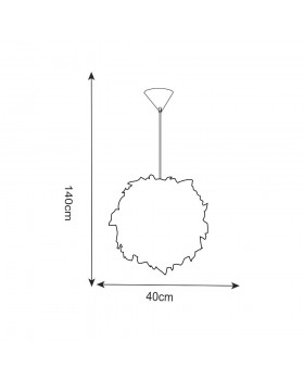 Подвесная люстра Zumaline MANITO P110718-D40-foto3