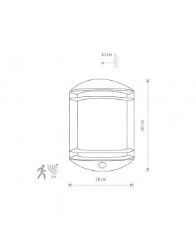 Уличный настенный светильник Nowodvorski Quartz 7016-foto2