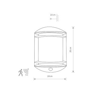 Уличный настенный светильник Nowodvorski Quartz 7016-foto2