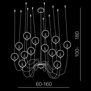 Подвесная люстра Azzardo Conflux 14 AZ2908-foto2