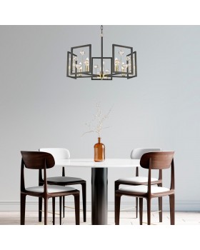 Подвесная люстра Zumaline CAROLINE P0541-05A-SDAC-foto3