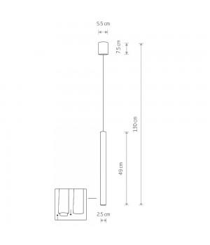 Подвесной светильник Nowodvorski Laser 490 8797-foto7