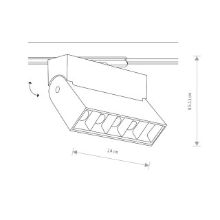 Трековый светильник Nowodvorski Profile Focus Led 7621-foto5