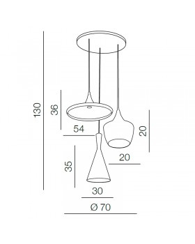 Подвесная люстра Azzardo Mix AZ1338-foto2