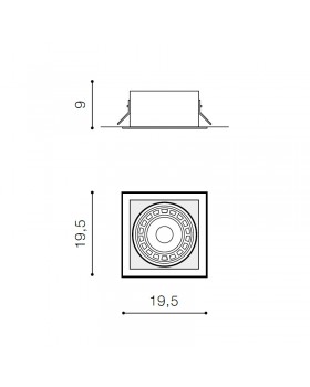 Встраиваемый светильник Azzardo Nova AZ2869-foto2
