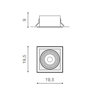Встраиваемый светильник Azzardo Nova AZ2869-foto2