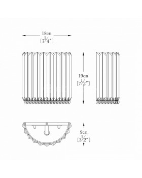 Бра Zumaline Prince W0360-01A-B5AC-foto2