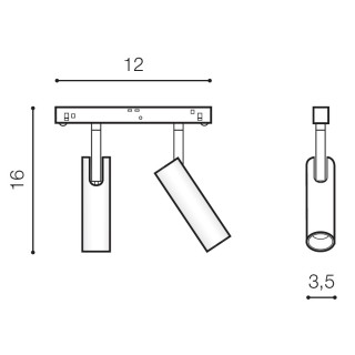 Трековый светильник Azzardo Niko Track Magnetic AZ4584-foto2