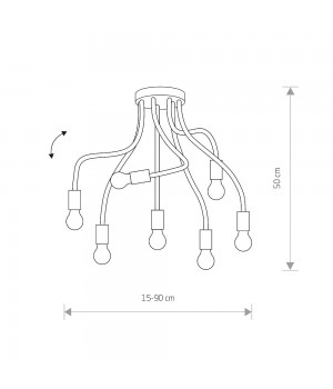 Потолочный cветильник Nowodvorski Flex 9273-foto2