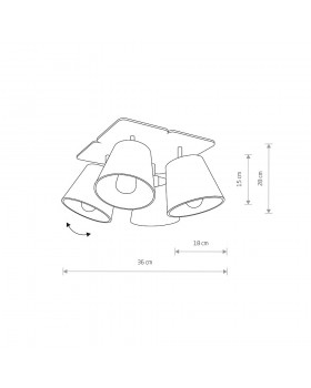 Потолочный cветильник Nowodvorski Awinion 9716-foto7