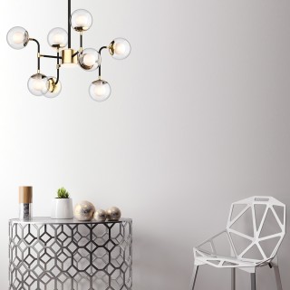 Подвесная люстра Zumaline RIANO P0454-08C-SDGF-foto2