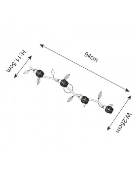 Потолочный светильник Zumaline GUARAN G916006-4S-foto2