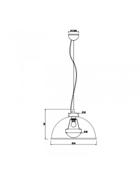 Подвесной светильник Zumaline ANTENNE TS-071003P-BKGO-foto3