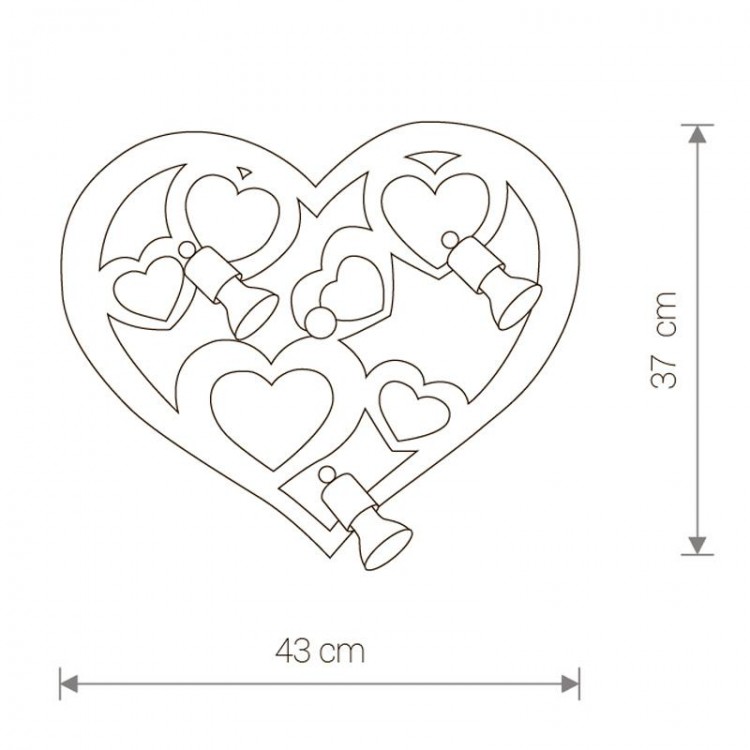 Спот Nowodvorski Heart 9064