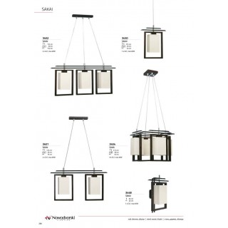 Подвесной светильник Nowodvorski Sakai 3450-foto2
