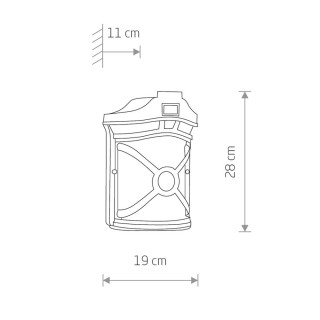 Уличный настенный светильник Nowodvorski Don 4687-foto7