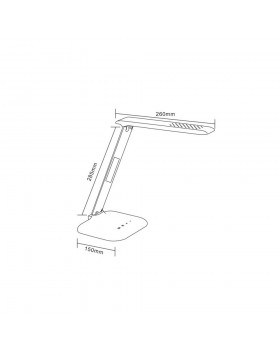 Светодионая настольная лампа Zumaline H1408S-WH-foto2