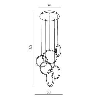 Подвесная люстра Azzardo Olimp AZ2450-foto5