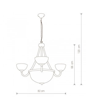 Подвесная люстра Nowodvorski Baron 2771-foto2