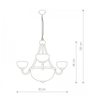 Подвесная люстра Nowodvorski Baron 2771-foto2