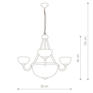Подвесная люстра Nowodvorski Baron 2771-foto2