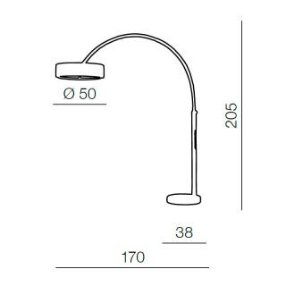 Торшер Azzardo Aruba AZ0169-foto2