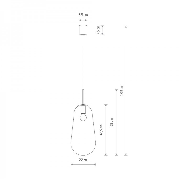 Подвесной светильник Nowodvorski Pear L 8671