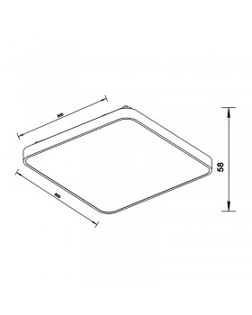 Потолочный светодиодный светильник Zumaline SIERRA 12100005-GD-foto2