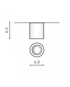 Накладной светильник Azzardo Nano Round AZ2785-foto2