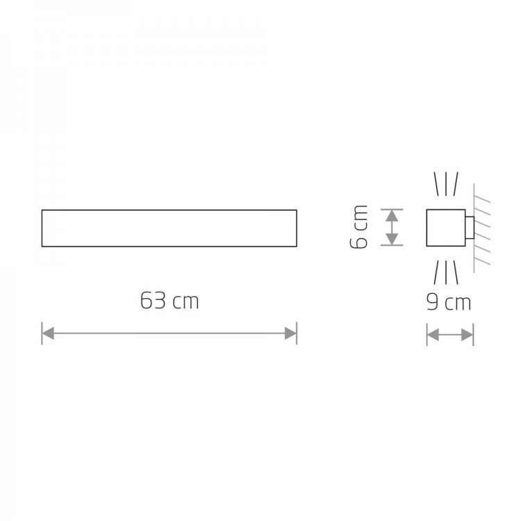 Настенный светильник Nowodvorski Soft Wall Led 60x6 7528