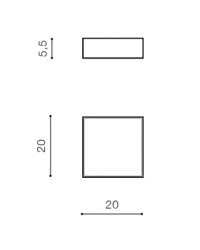 Потолочный светильник Azzardo Casper Square AZ4496-foto2