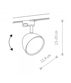 Трековый светильник Nowodvorski Profile Vespa 8824-foto2