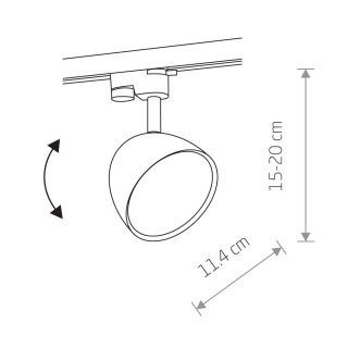 Трековый светильник Nowodvorski Profile Vespa 8824-foto2