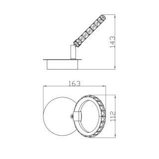 Потолочный светильник Zumaline TOLEDO CK170815-1-foto2